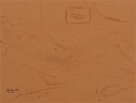 Filippo De Pisis (Ferrara 1896 - Milano 1956)  - Nudo disteso (Il pasticciere di Anversa), 1929