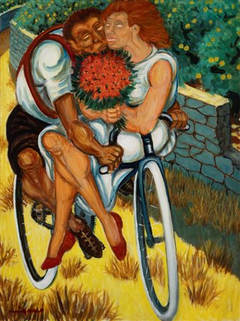 Giuseppe Migneco (Messina  1903 - Milano 1997)  - Senza titolo