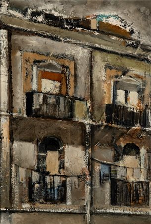Sandro Luporini (Viareggio 1930)  - La casa di fronte, 1956