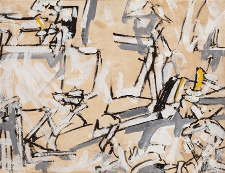 Valerio Adami (Bologna 1935)  - Senza titolo, 1960