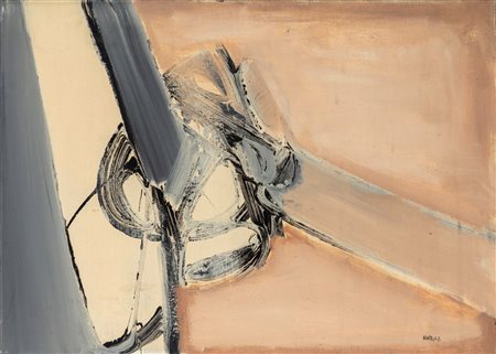 Paolo Baratella (Bologna 1935 - Lucca 2023)  - Senza titolo, 1962