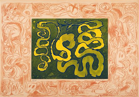 Pierre Alechinsky (Bruxelles 1927)  - Composizione