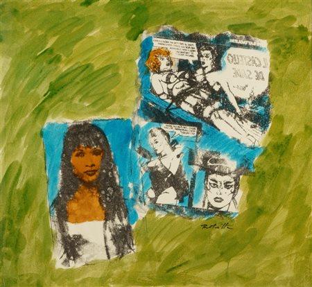 Mimmo Rotella (Catanzaro 1918 - Milano 2006)  - Comics, 1973/'88