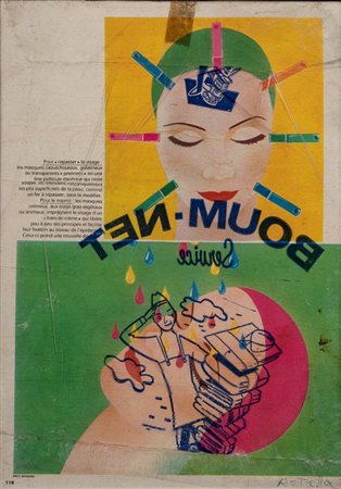 Mimmo Rotella (Catanzaro 1918 - Milano 2006)  - Boum-net, 1974