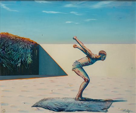 Franco Mulas (Roma 1938 - 2023)  - Uno spazio per l'uomo, 1970