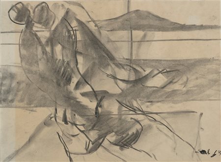 Nanni Valentini (Pesaro 1932 - Arcore 1985)  - Paesaggio, 1963