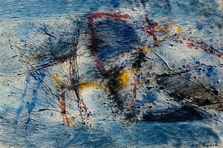 Ibrahim Kodra (Albania 1918 - Milano 2006)  - Senza titolo, 1960