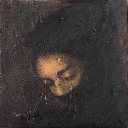 Omar Galliani (Montecchio Emilia 1954)  - Disegno, 1993