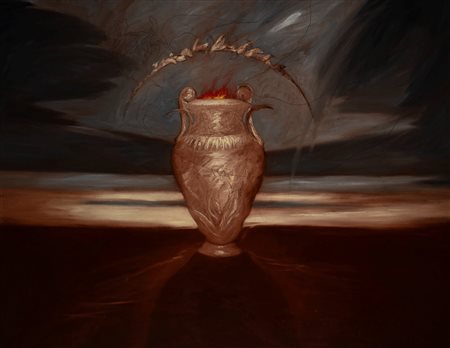 Omar Galliani (Montecchio Emilia 1954)  - In Vaso, 1986