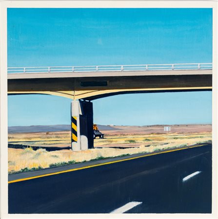 Jayne Holsinger - Arizona roadscape "overpass", 1999
