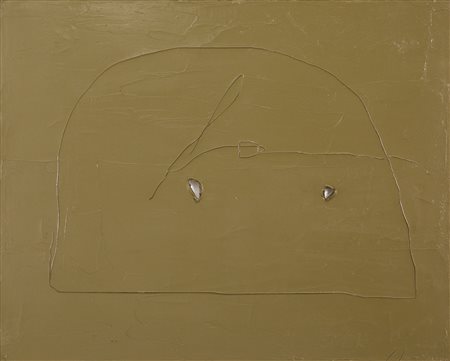 LUCIO FONTANA
Concetto spaziale , 1961