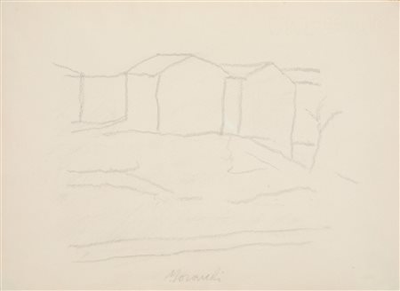 GIORGIO MORANDI 
Paesaggio, 1960