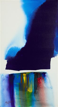 PAUL JENKINS
Phenomena Heritage Blue , 1983
