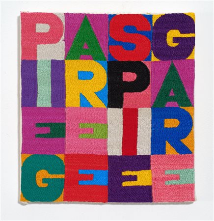 ALIGHIERO BOETTI
Piegare e spiegare, 1993
