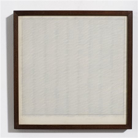 GIANFRANCO ZAPPETTINI
Grafite 2B su quattro tele sovrapposte, 1975