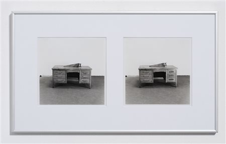 WILLIAM WEGMAN
Cutting edge down/up, 1970