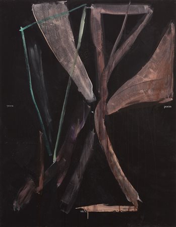 HENRY CHAPMAN
Brown green poem violet, 2020