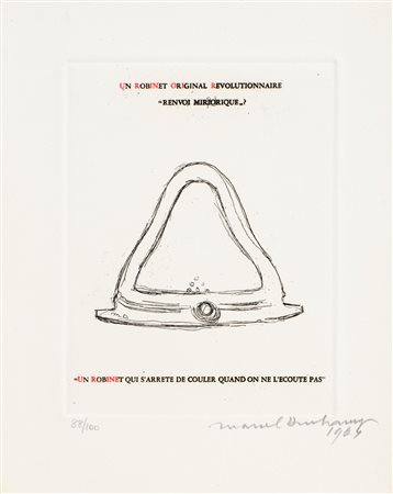 MARCEL DUCHAMP
Un robinet, 1964