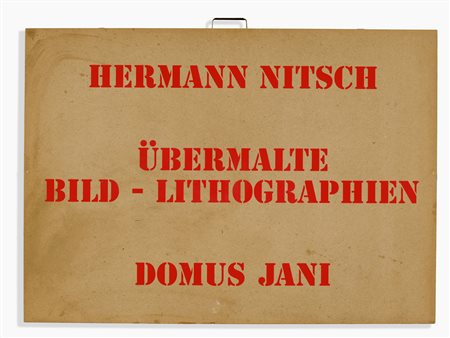 HERMANN NITSCH
Übermalte Bild - Lithographen, 1991