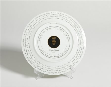 VERSACE GIANNI (1946 - 1997) - 1 piatto da collezione L' Angel Gabriel.