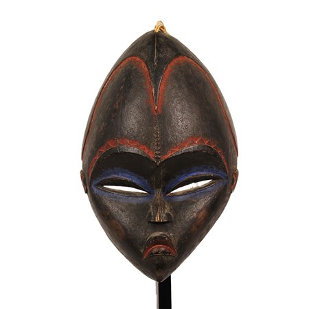 MASCHERA IN LEGNO POLICROMO