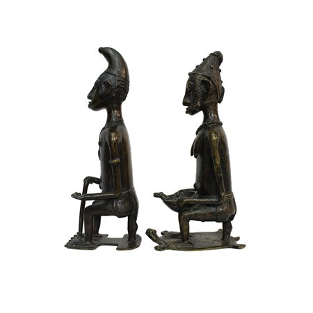 COPPIA DI FIGURE REALI PROBABILMENTE SENUFO