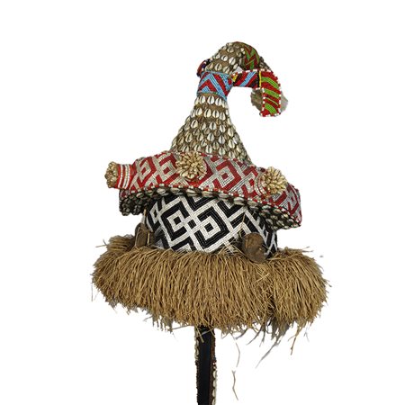 MASCHERA A CASCO MUKENGE DEGLI NGEENDE KUBA