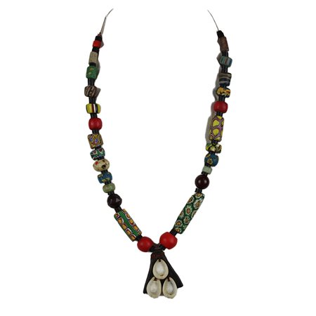 COLLANA CON PENDENTE E PORTATALISMANO KHURB