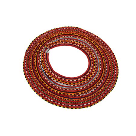 COLLANA MASAI E ORNAMENTO PER LA TESTA 