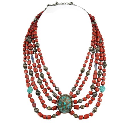 COLLANA CON RELIQUIARIO GAU LODAKH 