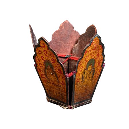 TIARA INIZIATICA DI MONACO BUDDISTA 