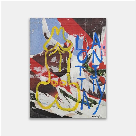 Mimmo Rotella, Lotta