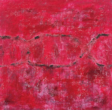 RAPETTI ALFREDO Milano 1961Dna rosso, 2002acrilico su tela cm. 80x80x6,...