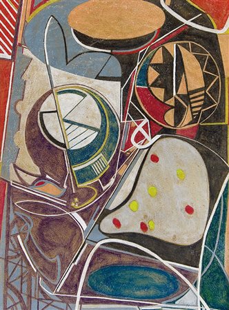 GALVANO ALBINO Torino 16/12/1907 - Torino 1991Bozzetto per "Composizione",...