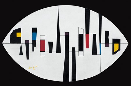 DOVA GIANNI Roma 08/01/1925 - Pisa 1991Senza titolo, 1950tempera su tavola...