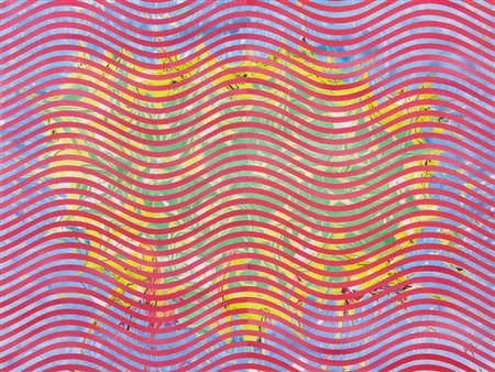 TAAFFE PHILIP New Jersey 1955Thera, 2003tecnica mista su tela di lino...