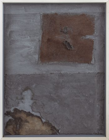 BORIANI DAVIDE Milano 05/04/1936Pitta N° 9, 1959tecnica mista e collage di...