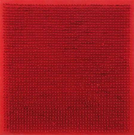 AUBERTIN BERNARD Fontenay aux Roses 1934Tableau clous, 1971acrilico e chiodi...