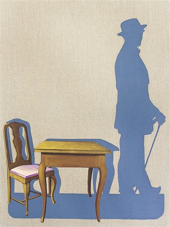 PALOSUO HANNU Helsinki 1966The rest of nothing, 2006olio su tela cm. 80x60,...