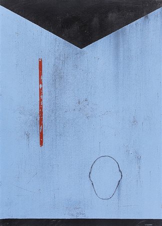 ZANI CORRADO Pordenone 1952L'eroe, 2006tecnica mista su tela cm. 100x70,...