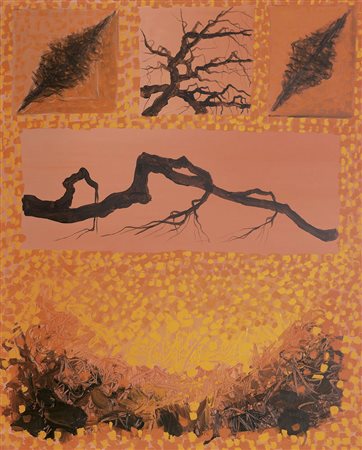 PEVERELLI CESARE Milano 30/05/1922 - Parigi 10/03/2000Alberi con altre...