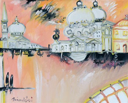 BRINDISI REMO Roma 25/04/1918 - Milano 25/07/1996Veneziaolio su tela cm....