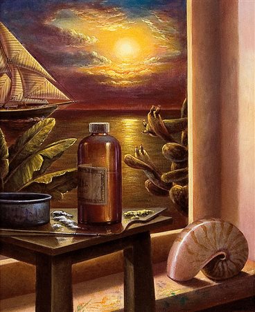 NUNZIANTE ANTONIO Napoli 1956Sogno, 2008tempera all'uovo e olio su tavola cm....