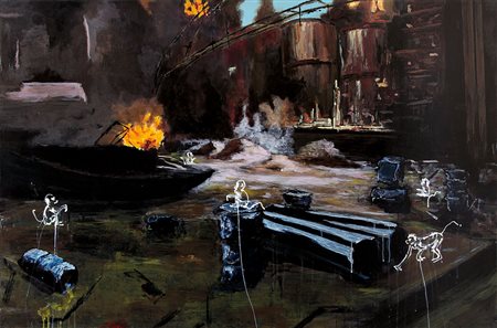 ZANGHI WILLIAM MARC Wichita (Kansas) 1972Raffinando, 2005olio su tela cm....