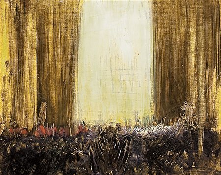 ANNIGONI PIETRO Milano 07/06/1910 - Firenze 28/10/1988Interno Abbazia, anni...