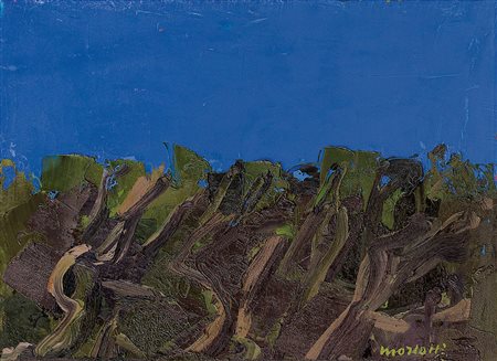 MORLOTTI ENNIO Lecco 21/09/1910 - Milano 15/12/1992Paesaggioolio su tela cm....