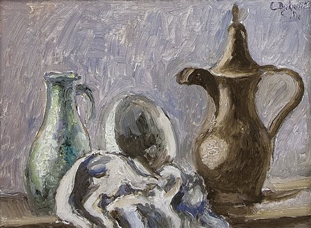 DE AMICIS CRISTOFORO Alessandria 30/06/1902 - Milano 23/04/1987Natura morta...