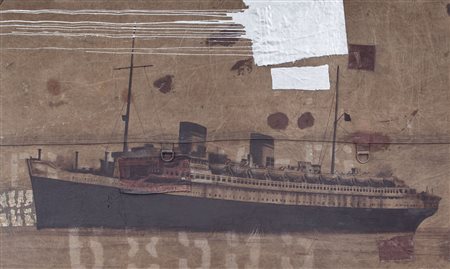 PIGNATELLI LUCA Milano 22/06/1962Il Rex nella notte di San Lorenzo, 2005olio...