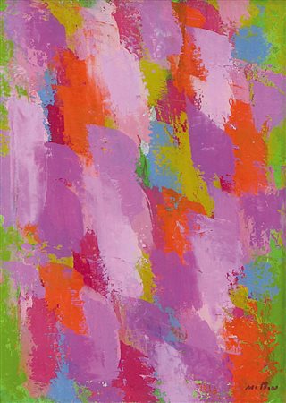 MOTTON GIANFRANCO Adria (Ro) 1934Composizione, 1989olio su tela cm. 50x35,...