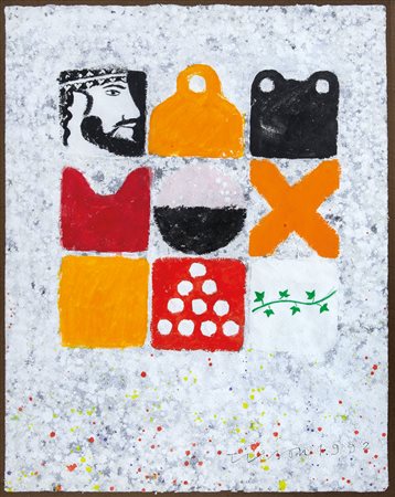 TILSON JOE Londra 1928Senza titolo, 1992tecnica mista su carta cm. 60x50,...